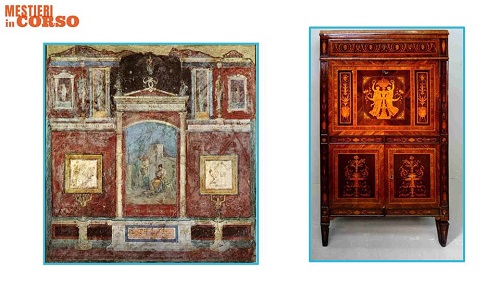 Ercolano e il mobile neoclassico.