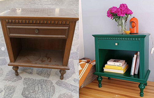 Restauro e restyling, prima e dopo.