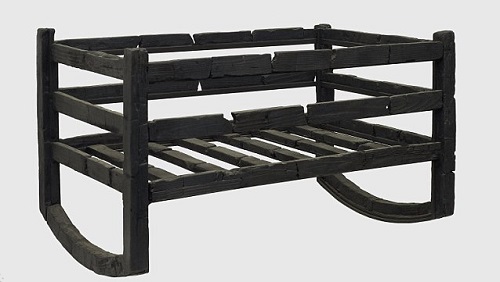 Culla carbonizzata da Ercolano.