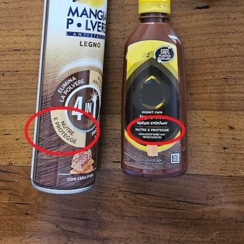 Come nutrire il legno, prodotti.