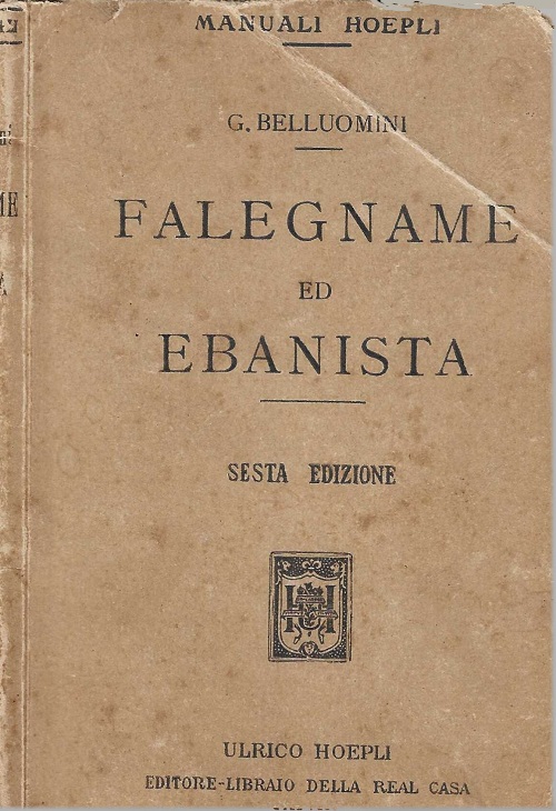 Manuale di falegnameria Hoepli.
