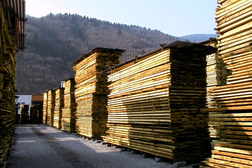 La stagionatura del legno.